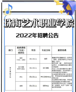 珠海艺术职业学院2023年在西藏各专业招生人数