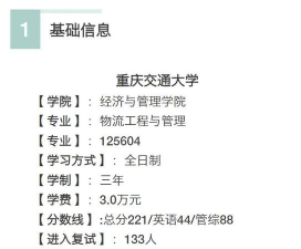重庆交通大学2023年在陕西各专业招生人数