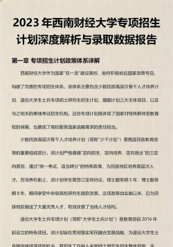 西南财经大学2023年在广东各专业招生人数