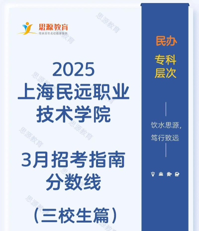 上海民远职业技术学院2023年在安徽各专业招生人数