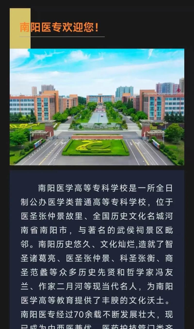 南阳医学高等专科学校是民办大学还是公办大学