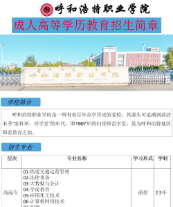 呼和浩特职业学院招生电话是什么