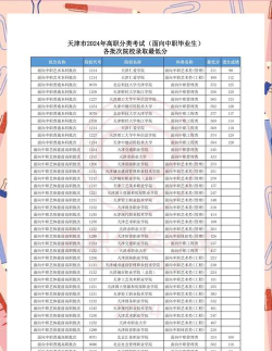 2024年天津电子信息职业技术学院各专业在天津录取分数线