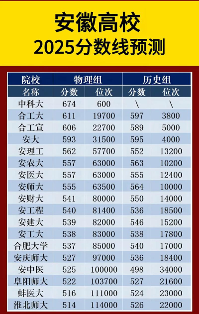 2025年安徽历史类303分能上大学吗
