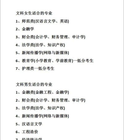 专业选择文科师范怎么选