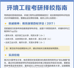 环境工程考研怎么选专业