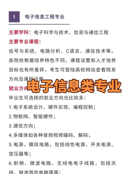 统招电子专业就业前景
