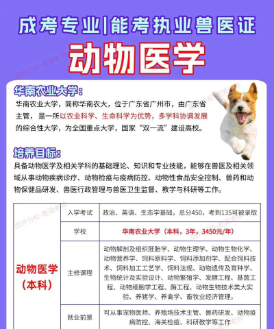 想当宠物医生怎么选专业