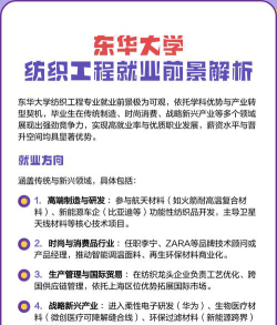 东华纺织专业就业前景