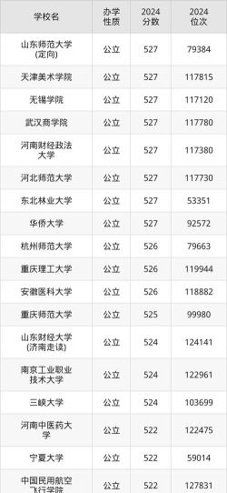 2025年高考山东522分左右能报什么大学