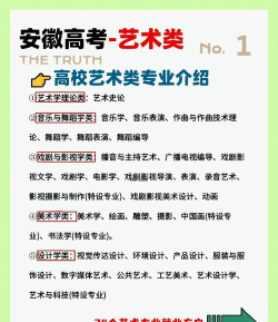 高中选艺术生怎么选专业