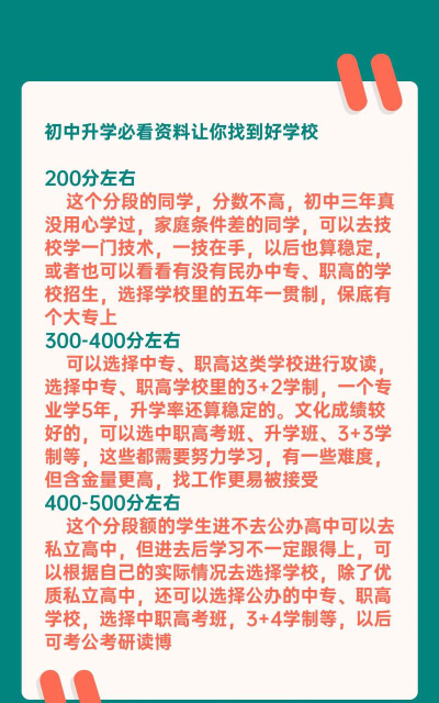 中考低分怎么选专业