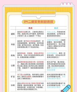 二建务实专业怎么选的