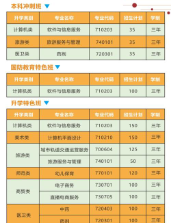 职高本科班专业怎么选