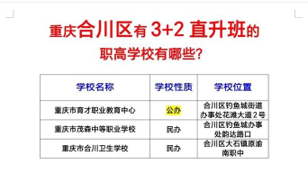 合川职高怎么选专业课