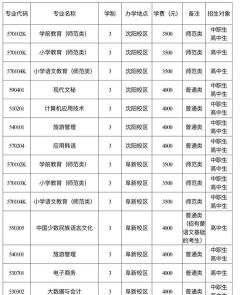 辽宁民族师范高等专科学校艺术类专业有哪些？