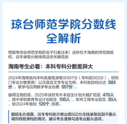 2024陕西考生多少分能上琼台师范学院