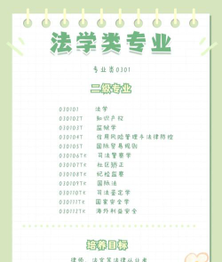法学该怎么选专业好