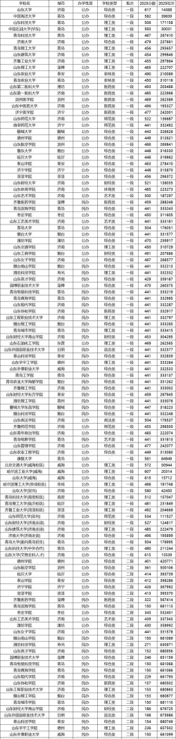 2025年山东265分能上大学吗