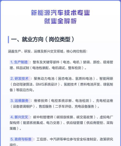 汽车技术选专业怎么选好