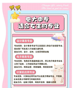 女孩子考电大专业怎么选