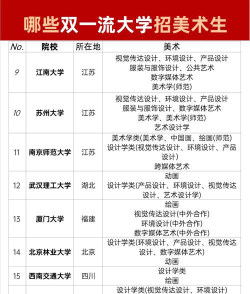 国美大二分流专业怎么选
