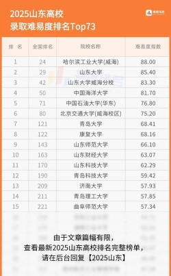 2025年山东583分能够报什么大学
