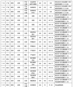2024成都大学艺术类录取规则