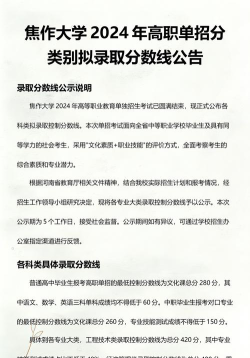 2024焦作大学艺术类录取规则