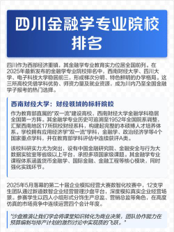 四川金融学专业怎么样