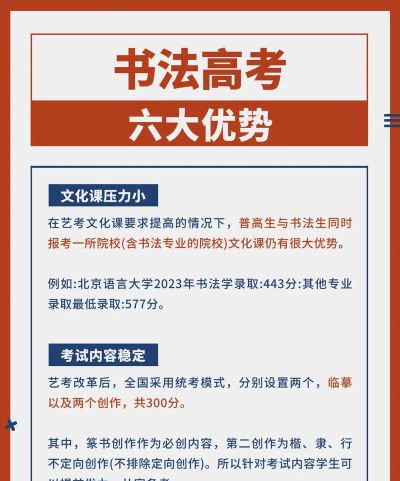 书法艺考创作选哪个专业