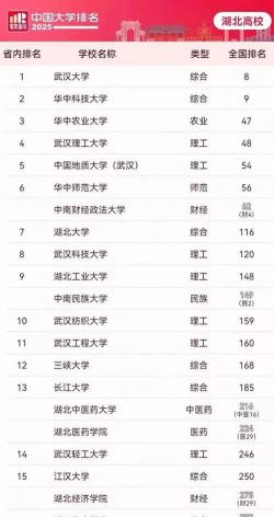 2025年湖北595分能够报什么大学