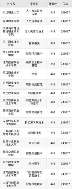 2026年河北历史类448分能报考什么大学
