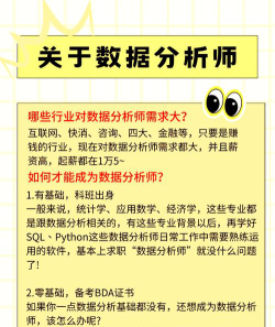 数据分析师怎么选专业好