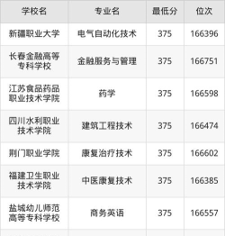 2026年贵州物理类375分能报考什么大学
