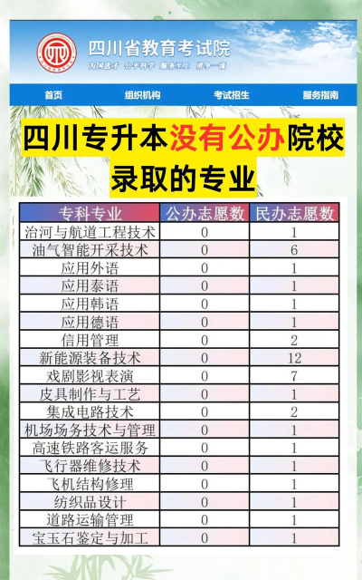 没有本科专业怎么选专科