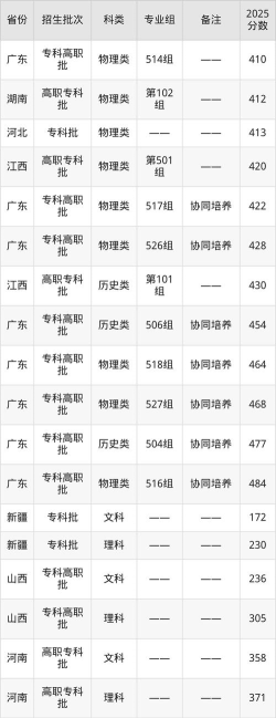 2024年珠海城市职业技术学院在新疆录取分数线是多少