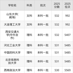 2025年北京531分能够报什么大学