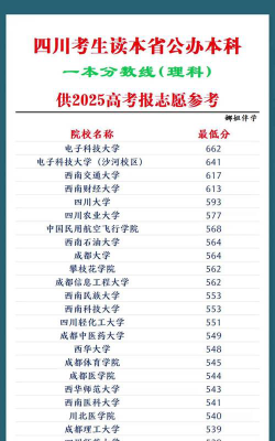 2025年四川理科464分能够报什么大学