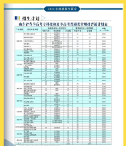 威海职业学院2024全国各省招生计划