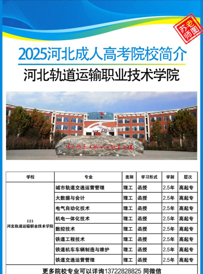 山东位次排名多少能上河北轨道运输职业技术学院