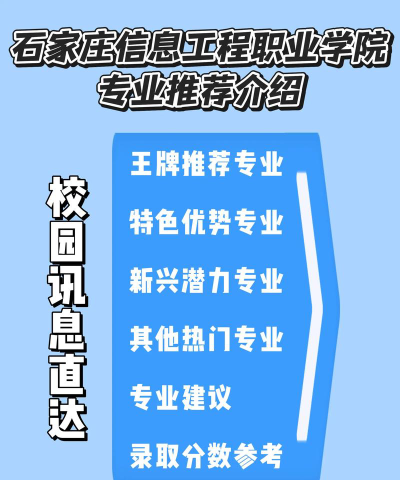 多少分能被石家庄信息工程职业学院录取