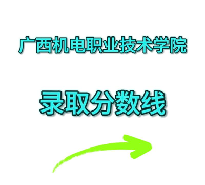 广西机电职业技术学院2024年在安徽录取分数线、对应位次