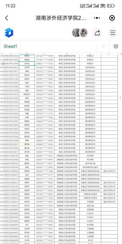 湖南涉外经济学院2024年在湖南录取分数线、对应位次