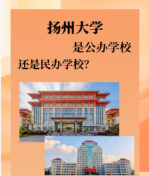 扬州大学是民办大学还是公办大学
