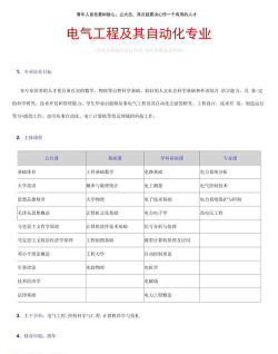 电气工程及其自动化专业主要学什么课程