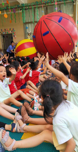 长寿县狮子滩镇中心幼儿园环境