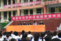 成县苏元乡八年制学校环境