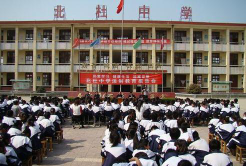 渭城区北杜镇初级中学环境