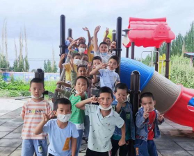 新疆博湖县查干诺尔乡幼儿园环境